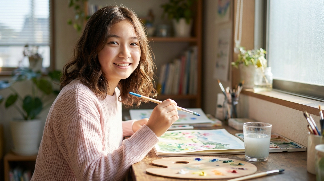 水彩画の始め方｜初心者が5,000円で揃える道具と、10年描いて分かった続けるコツ